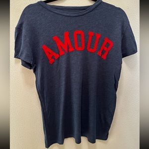 Zadig and Voltaire “Amour” short sleeve t shirt Sz XS